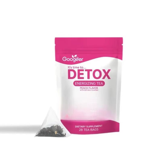 Energizing Herbal Tea Bags Dietary Supplement Peach Flavor Daily Wellness Energy Support for Adult Use 28 Tea Bags Pack