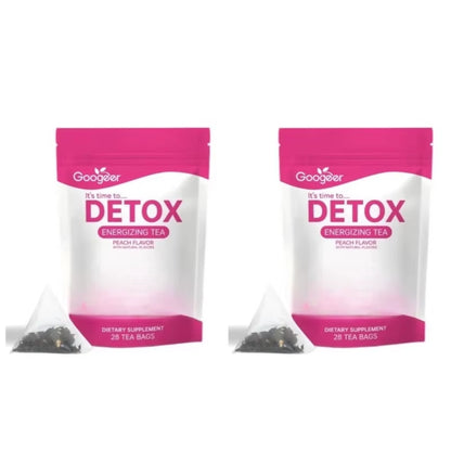 Energizing Herbal Tea Bags Dietary Supplement Peach Flavor Daily Wellness Energy Support for Adult Use 28 Tea Bags Pack