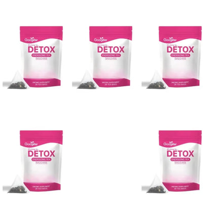 Energizing Herbal Tea Bags Dietary Supplement Peach Flavor Daily Wellness Energy Support for Adult Use 28 Tea Bags Pack